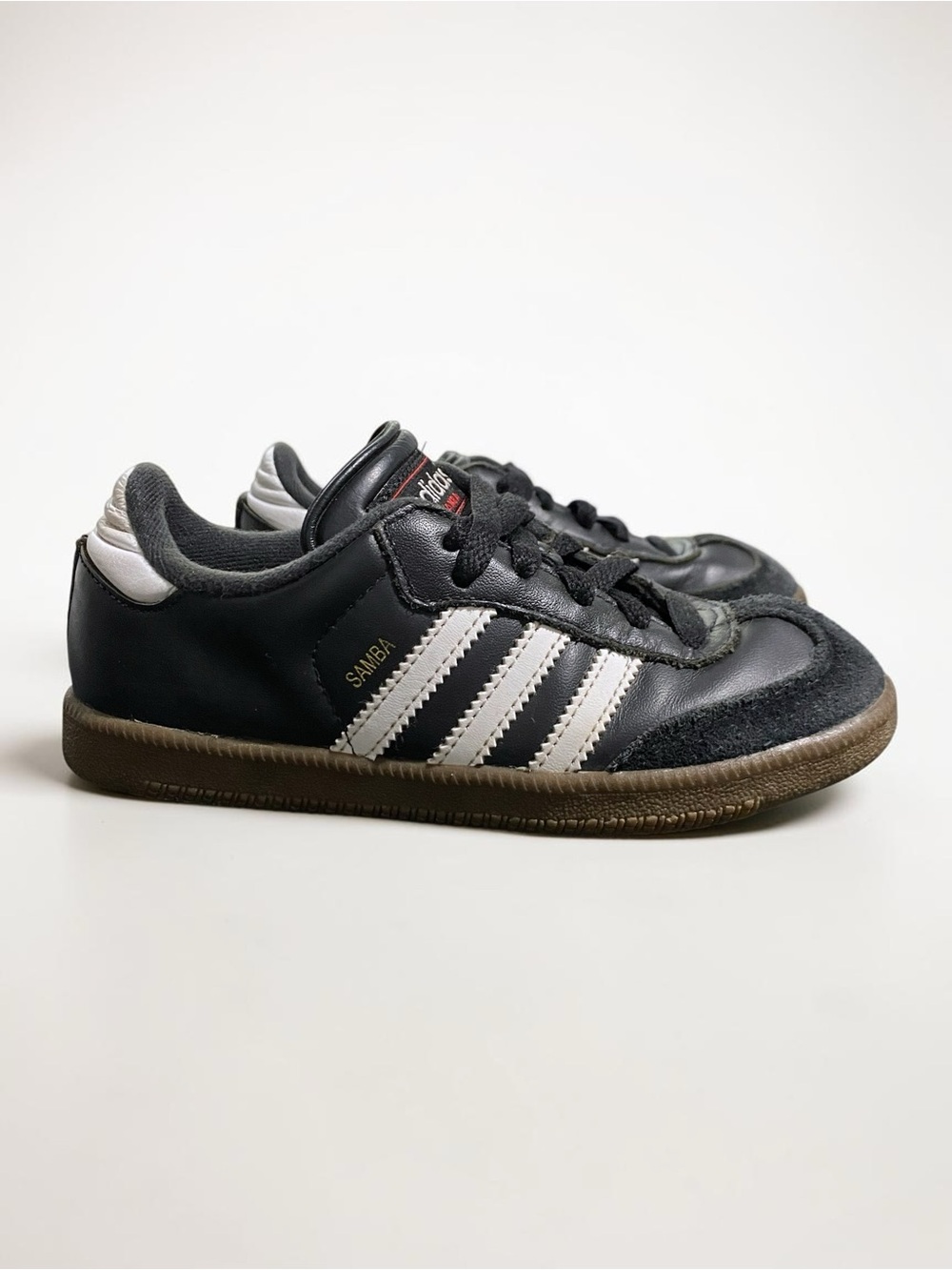 Adidas Samba Classic Youth Size 13.5K 036516 Black Gum Casual Shoes Kids Sneaker
